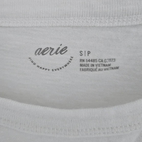 Aerie Cropped Wrapback T-shirt - Picture 5 of 5
